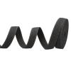 PATIKIL 1" Denim Ribbon, 1 Roll 11 Yard Layering Jean Fabric Craft Strip for Bow DIY Making Hair Clip Garment Sewing Decorations, Black view 1