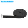 PATIKIL 1" Denim Ribbon, 1 Roll 11 Yard Layering Jean Fabric Craft Strip for Bow DIY Making Hair Clip Garment Sewing Decorations, Black view 2