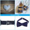 PATIKIL 1" Denim Ribbon, 1 Roll 11 Yard Layering Jean Fabric Craft Strip for Bow DIY Making Hair Clip Garment Sewing Decorations, Black view 4