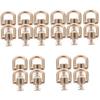 LALAFINA 20pcs Metal d Ring Rivets for Bag Making d Ring Clip Rivet Screw Head Button for Handbag Supplies Case Parts Luggage Accessories DIY Craft Accessories view 1