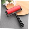 LALAFINA 3pcs Rubber Roller for Printmaking Smooth Stamping Tool for Art Projects Comfortable Handle Easy to Clean Red Design view 4