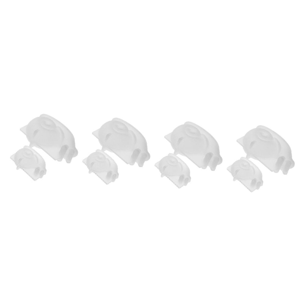 LALAFINA 8pcs Snail Silicone Molds for Crafts Epoxy Casting Molds for Decor Easy Release Animal Shape for Fun Creative Projects