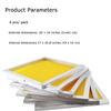HayWHNKN 6Pcs 20*24 inch Silk Screen Printing Frames with 230 Mesh Pre-Stretched Silk Screen Frame High Tension Aluminum Screen Printing Kit Yellow for Screen Printing Electronics Glass Ceramics Paper view 2