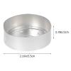 NUOBESTY 200pcs Aluminum Candle Cups Tea Light Holders for Candle Making for Weddings Parties and Home Decor Lightweight and Portable view 3