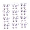 Lurrose 90pcs Brass Head Rivets for Bag Making Rivet Studs Practical Screws Per Pack for Art Craft Projects view 3