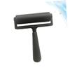 Lurrose 3pcs Printmaking Rubber Roller Tool for Smooth Inking and Coloring Detachable Handle for Easy Cleaning for Crafting and Graphic Projects Black view 3
