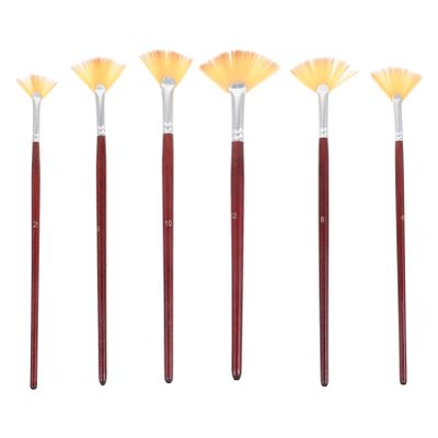 SHINEOFI 6pcs Multi-Function for Watercolor and Painting Versatile Art Brushes for Beginners and Professionals for DIY Projects and Detail Work