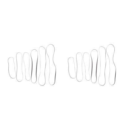 Gadpiparty 12pcs Smooth Surface Record Player Belt Replacement Belt for Phonograph Turntable Extend Service Life Low Elongation