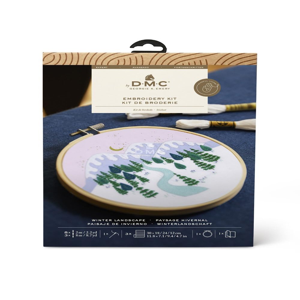 DMC Winter Landscape by Georgie K. Emery (Embroidery Kit)
