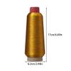 Ihreesy Embroidery Thread, 150D Metallic Gold, Polyester, 4 Oz, 3 Cm view 2