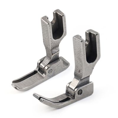 Lirun 1 PC Hinged Zipper Right & Left Foot, P360-NF+P361-NF Industrial Needle Feed Sewing Machines for Brother DB2-B790 DB2-B791 for JUKI DLN-415, DNL-5410