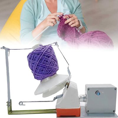 Efficient Electric Yarn Winder with 500G Capacity, Adjustable Speed for Quick Twisting, Ideal for Multi-Layer Yarn Combinations - Perfect Household Wool Twisting Machine