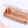 STOBOK 3pcs Portable Gold Office Supply Multi-Function Puncher Desk Organizer view 4
