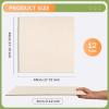 AWIZOM 12 Pcs Basswood Plywood Sheets 18x18x1/8 Inch Unfinished Wood Board view 2