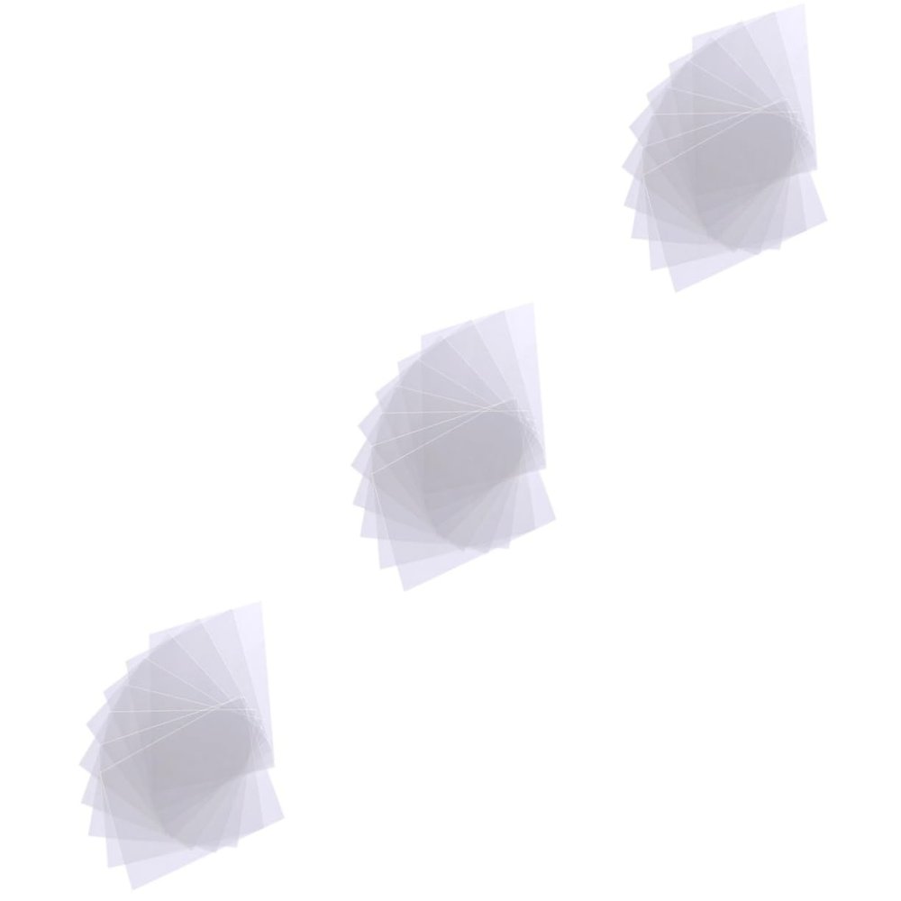 LALAFINA 30pcs Plastic Sheets for Box Packaging Pet Film Sheets Thermoplastic Storage Boxes