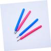 LALAFINA 5pcs Paper Quilling Tools Ramified Pen Comfortable Grip Ballpoint for Papercraft Includes and Red Pens view 3