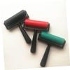 STOBOK 2pcs Printmaking Rubber Roller Tool for Craft Projects Black Ink Roller Comfortable Handle for Easy Cleaning and Even Coloring view 2