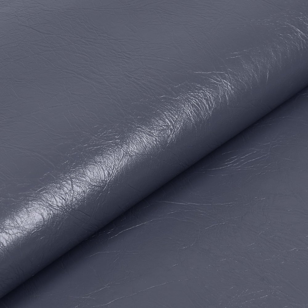 1mm Thick Faux Leather Marine Vinyl Material 96"x54" PU Faux Leather Fabric Waterproof Leather Durable for Mending, Repairing and Replacing Boat Seats (Gray, 96inchx54inch)