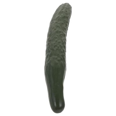 Luxshiny Ceramic Cucumber Pen Brush Rest Lifelike Decorative Holder for Calligraphy Supplies Office Home Decor Functional Art Intricate Details Easy to Clean