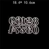 Combining Numbers Die Cuts for Card Making, Arabic Numerals Metal Cutting Dies for Paper Scrapbooking, DIY Stencils for Album Party Wedding Festivals Decoration view 2