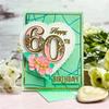 Combining Numbers Die Cuts for Card Making, Arabic Numerals Metal Cutting Dies for Paper Scrapbooking, DIY Stencils for Album Party Wedding Festivals Decoration view 3