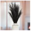 Factory Direct Craft Black Artificial Pampas Grass Bouquet - Fake Feather-Like Grass Bundle for Elegant Arrangements at Special Events to Everyday Home Decor (28 Inches High) view 1