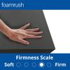 FoamRush 9" x 24" x 26" Charcoal High Density Upholstery Foam Cushion (Upholstery Sheet, Foam Padding, Seat Replacement, Chair Cushion Replacement, Square Foam, Wheelchair Seat Cushion) Made in USA view 3