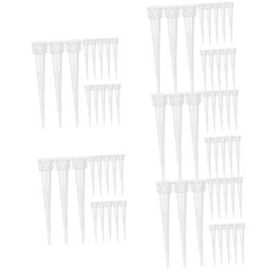 Sosoport 250pcs Plastic Floral Water Tubes for Flower Arrangements Stem Vials Open Design for Fresh Flowers and Floral Crafts