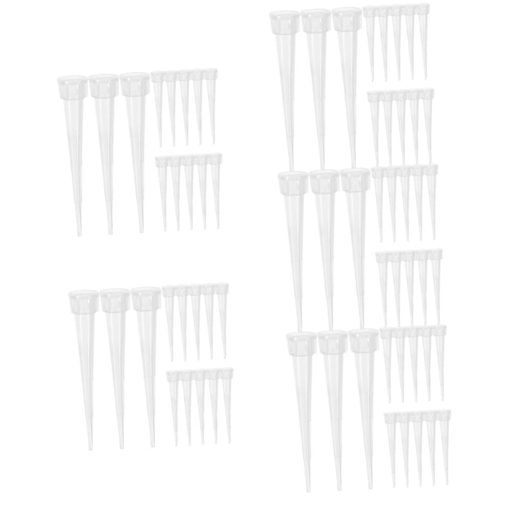 Sosoport 250pcs Plastic Floral Water Tubes for Flower Arrangements Stem Vials Open Design for Fresh Flowers and Floral Crafts