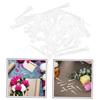Sosoport 250pcs Plastic Floral Water Tubes for Flower Arrangements Stem Vials Open Design for Fresh Flowers and Floral Crafts view 2