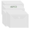 BAOFALI 40 Pcs/Set 7x5inch Clear Stamp and Die Storage Pockets, Stamp Storage Bags, Plastic Envelopes, DIY Scrapbooking Storage Die Cuts for Stencil Storage Card Making Cutting Dies view 1