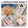 KISSITTY 120pcs Glow in The Dark Butterfly Luminous Resin Cabochons Nail Art Decoration Accessories Scrapbooking Embellishments Decors for Women Nail Design Crafts Jewelry Making view 2