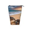 LZQPOEAS Turtles on the beach Print Pencil Case Telescopic Pen Pouch Standing Pencil Bag Pop Up Pencil Holder With Zipper Portable Makeup Bag for Office Holiday Gift view 4
