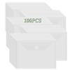 BAOFALI 100 Pcs/Set 7x5inch Clear Stamp and Die Storage Pockets, Stamp Storage Bags, Plastic Envelopes, DIY Scrapbooking Storage Die Cuts for Stencil Storage Card Making Cutting Dies view 1