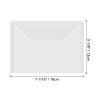 BAOFALI 100 Pcs/Set 7x5inch Clear Stamp and Die Storage Pockets, Stamp Storage Bags, Plastic Envelopes, DIY Scrapbooking Storage Die Cuts for Stencil Storage Card Making Cutting Dies view 2