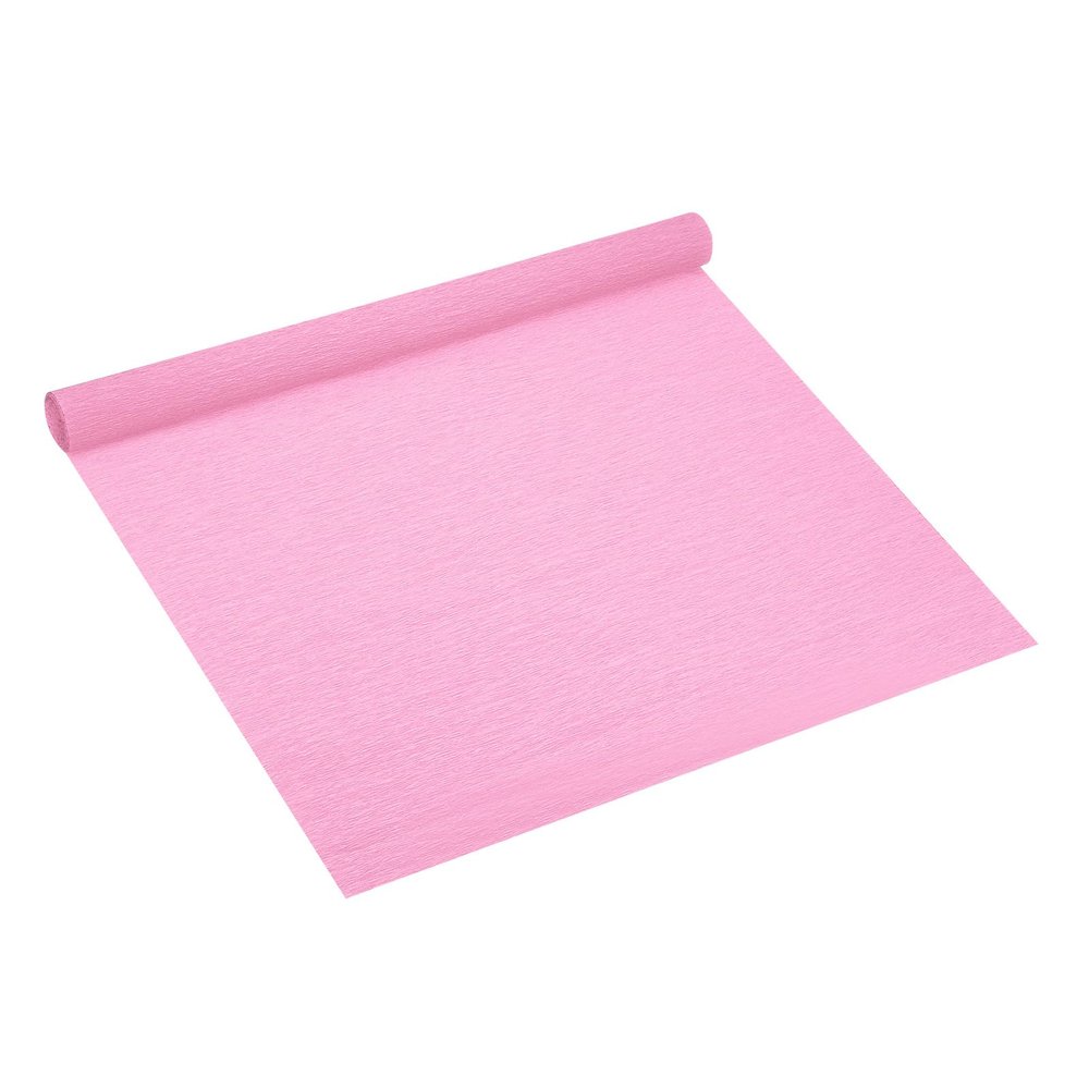 PATIKIL 8.2ft Crepe Paper Roll, 1 Roll 20" Width Soft Paper Streamer Sheet for Craft Flower Making Wrapping Party Birthday Wedding Decoration, Deep Pink