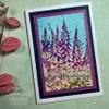 Creative Expressions Foxglove Garden 4 in x 6 in Pre Cut Rubber Stamp, 4 x 6 in, Grey view 2