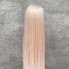 Ball Jointed Doll Wig, Soft Heat Long Straight Styling Wig for Doll Collection Display High Temperature Silk Center Part 7 to 8 in 18.5 to 21 cm 1 Piece view 4