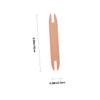 Lurrose 2 Sets 2pcs Knitting Starter Kit Wooden Shuttle Weaving Stick and Single-end Needle for Sweater Scarf Tapestry Craft view 2