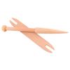 Lurrose 2 Sets 2pcs Knitting Starter Kit Wooden Shuttle Weaving Stick and Single-end Needle for Sweater Scarf Tapestry Craft view 4