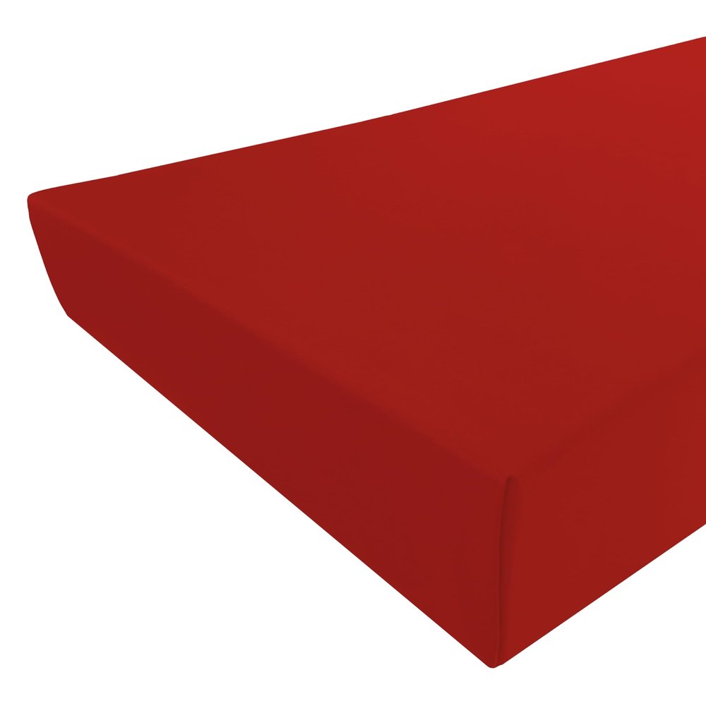 FoamRush 3" x 24" x 72" High Density Foam Seat Cushion with Water Resistant Indoor/Outdoor Canvas Red Cover with Zip, Upholstery Foam Cushion, Couch Cushion Replacement, Bench Cushion, Medium Firm