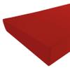 FoamRush 3" x 24" x 72" High Density Foam Seat Cushion with Water Resistant Indoor/Outdoor Canvas Red Cover with Zip, Upholstery Foam Cushion, Couch Cushion Replacement, Bench Cushion, Medium Firm view 1