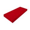 FoamRush 3" x 24" x 72" High Density Foam Seat Cushion with Water Resistant Indoor/Outdoor Canvas Red Cover with Zip, Upholstery Foam Cushion, Couch Cushion Replacement, Bench Cushion, Medium Firm view 3