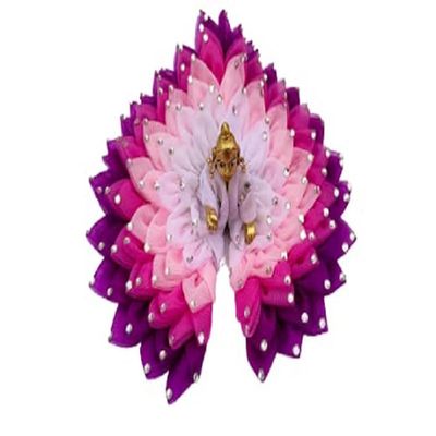 Laddu Gopal Jii Idol Dress, Leaf Design Laddu Gopal Jii Dress for Size 3 Laddu Gopal Jii (Pack of 1) Multicolor