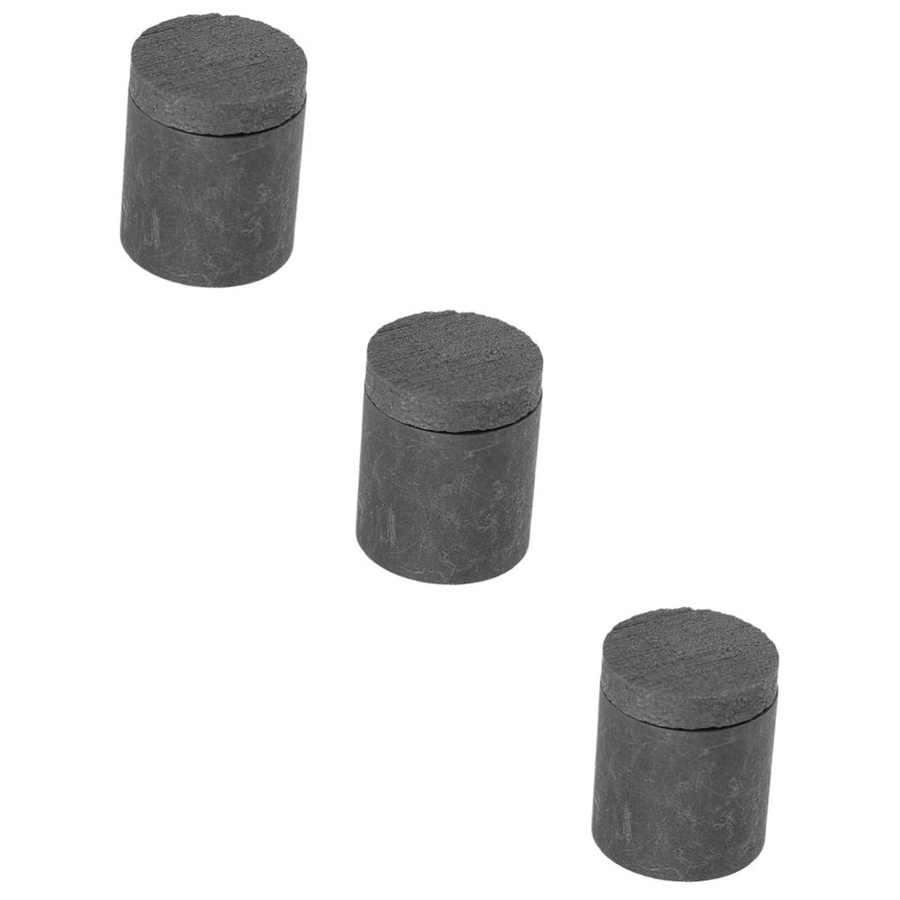 STOBOK 3pcs High Temperature Graphite Smelting Crucible Cover for Household and Melting Small Refining Tool for Alloys and High-Temperature Applications
