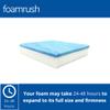 FoamRush 5" x 20" x 72" Gel Memory Foam Bench Cushion Replacement Medium Firm (Upholstery Foam, Seat Replacement, Upholstery Sheet, Foam Rubber Padding, Couch, Sofa Cushion, Mattress) Made in USA view 2