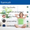 FoamRush 5" x 20" x 72" Gel Memory Foam Bench Cushion Replacement Medium Firm (Upholstery Foam, Seat Replacement, Upholstery Sheet, Foam Rubber Padding, Couch, Sofa Cushion, Mattress) Made in USA view 4