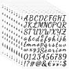 760 Pieces 10 Sheets Black Letters Stickers,1 Inch Self Adhesive Alphabet Number Stickers,Vinyl Letter Stickers Decals for Scrapbooking,Mailbox,Notebook,Classroom Decor, Door,Business,Address (Black) view 1
