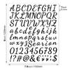 760 Pieces 10 Sheets Black Letters Stickers,1 Inch Self Adhesive Alphabet Number Stickers,Vinyl Letter Stickers Decals for Scrapbooking,Mailbox,Notebook,Classroom Decor, Door,Business,Address (Black) view 2