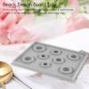 Pasuihcay Flocked Beading Bead Board Bracelet Design Tray Jewellery Making DIY Craft Tool Gray view 2